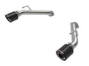 aFe Power Takeda 2-1/2 IN 304 Stainless Steel Axle-Back Exhaust System w/ Carbon Fiber Tip Nissan Z 2023 V6-3.0L (tt) - 49-36137-C