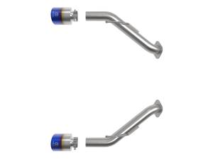 aFe Power - aFe Power Takeda 2-1/2 IN 304 Stainless Steel Axle-Back Exhaust System w/ Blue Flame Tips Nissan Z 2023 V6-3.0L (tt) - 49-36137-L - Image 2