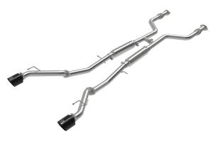 aFe Power - aFe Power Takeda 2-1/2 IN 304 Stainless Steel Cat-Back Exhaust System w/ Black Tips Nissan Z 2023 V6-3.0L (tt) - 49-36138-B - Image 1