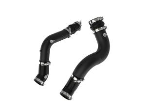 aFe Power BladeRunner Aluminum Hot and Cold Charge Pipe Kit Black RAM Diesel Trucks 19-23 L6-6.7L (td) - 46-20614-B