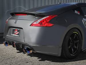 aFe Power - aFe Power Takeda 2-1/2 IN 304 Stainless Cat-Back Exhaust w/ Resonator and Blue Flame Tip Nissan 370Z 09-20 V6-3.7L - 49-36139-L - Image 3