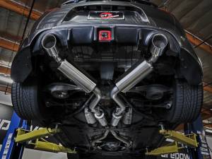 aFe Power - aFe Power Takeda 2-1/2 IN 304 Stainless Cat-Back Exhaust w/ Resonator and Blue Flame Tip Nissan 370Z 09-20 V6-3.7L - 49-36139-L - Image 5
