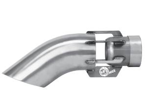 aFe Power - aFe Power MACH Force-Xp 304 Stainless Steel Clamp-on Exhaust Tip Brushed 3 IN Inlet x 4 IN Outlet x 15 IN L - 49T30401-H151 - Image 2