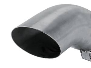 aFe Power - aFe Power MACH Force-Xp 304 Stainless Steel Clamp-on Exhaust Tip Brushed 3 IN Inlet x 4 IN Outlet x 15 IN L - 49T30401-H151 - Image 3