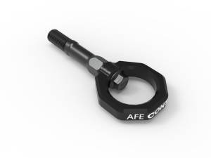 aFe CONTROL Rear Tow Hook Black Chevrolet Corvette (C8) 20-23 V8-6.2L - 450-401015-B