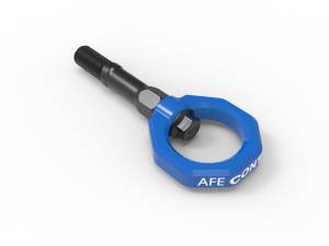 aFe CONTROL Rear Tow Hook Blue Chevrolet Corvette (C8) 20-23 V8-6.2L - 450-401015-L