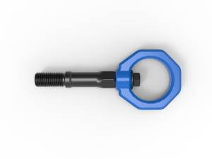 aFe Power - aFe CONTROL Rear Tow Hook Blue Chevrolet Corvette (C8) 20-23 V8-6.2L - 450-401015-L - Image 4