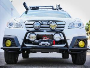 aFe Power - aFe POWER Terra Guard Bumper w/ Winch Mount Subaru Outback 15-19 H4/H6 - 79-27011 - Image 4