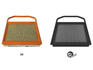 aFe Power - aFe Power Magnum FLOW OE Replacement Air Filter w/ Pro DRY S Media (Pair) Mercedes-Benz GLC43 AMG 17-23 V6-3.0L (tt) - 30-10417DM - Image 3