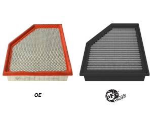 aFe Power - aFe Power Magnum FLOW OE Replacement Air Filter w/ Pro DRY S Media BMW   X3/X4 M40i (G01/02) 20-23 L6-3.0L (t) B58 - 30-10422D - Image 3