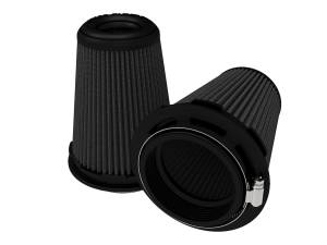 aFe Power Momentum Intake Replacement Air Filter w/ Black Pro 5R Media (Pair) 3-1/2 IN F x 5 IN B x 3-1/2 IN T (Inverted) x 6 IN H - 20-91202KM