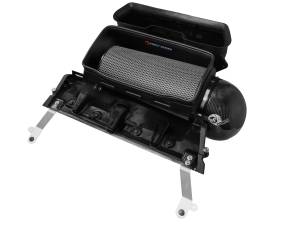 aFe Power Track Series Stage-2 Carbon Fiber Intake System w/ Pro 5R Filter Black RAM 1500 TRX 21-23 V8-6.2L (sc) - 57-10022K