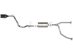 aFe Power - aFe Power Vulcan Series 2-1/2 IN to 3 IN Stainless Steel Cat-Back Exhaust w/Black Tip Toyota Sequoia 23-24 V6-3.4L (tt) - 49-36068-B - Image 2