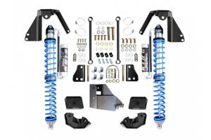 Jeep JL NV2514 Rear Bolt-on Coilover Kit 18-Pres Wrangler JL 2/4 Door w/ Comp Adjuster Black EVO Manufacturing