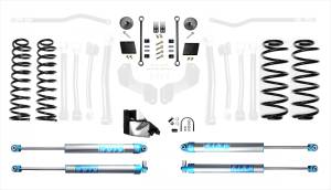 Jeep Wrangler JLU 2.5 Inch Heavy Duty High Clearance Long Arm w/EVO SPEC King 2.0 Inch Shocks EVO Manufacturing