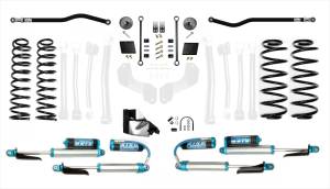 Jeep Wranlger JLU 2.5 Inch High Clearance Plus Long Arm w/EVO SPEC King 2.5 Inch Shocks with Adjusters EVO Manufacturing