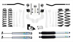 Jeep Wrangler JLU 2.5 Inch High Clearance Plus Long Arm w/ Bilstein Shocks EVO Manufacturing