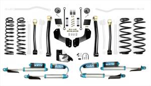 Jeep Wrangler JL 4.5 Inch Heavy Duty Enforcer Overland Lift Stage 3 w/ EVO SPEC King 2.5 Inch Shocks with Adjusters EVO Manufacturing