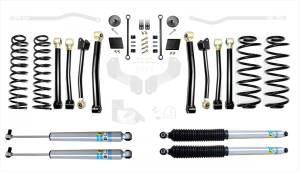 Jeep Wrangler JL 2.5 Inch Heavy Duty Enforcer Lift Stage 4 with Bilstein Shocks EVO Manufacturing