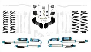 18-Present Jeep Wrangler JL 2.5 Inch Enforcer Overland 4XE Lift Stage 1 with EVO SPEC King 2.5 Shocks with Adjusters EVO Manufacturing