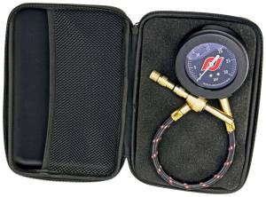 RockJock 4x4 - RockJock 4x4 Elite Analog Tire Deflator 3 Inch Stainless Steel Liquid Filled Gauge Rubber Cover Zipper Case - RJ-560200-101 - Image 3