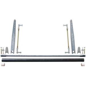 RockJock 4x4 Antirock Sway Bar Kit Universal 50 Inch x 1 Inch Bar 18 Inch Aluminum Arms - CE-9906A-18