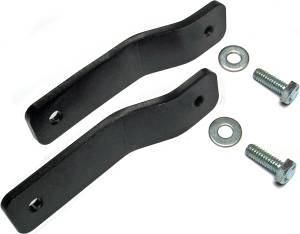 RockJock 4x4 Brake Line Relocation Bracket Kit 07-18 Wrangler JK Rear - CE-9807RBLBK