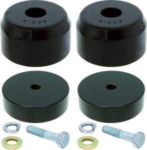 RockJock 4x4 Bump Stop Kit 07-18 Wrangler JK Front Includes Billet Aluminum Spacers Urethane Bump Stops Hardware - CE-9807FBSK