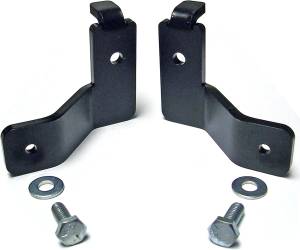 RockJock 4x4 Brake Line Relocation Bracket Kit 07-18 Wrangler JK Front - CE-9807FBLBK