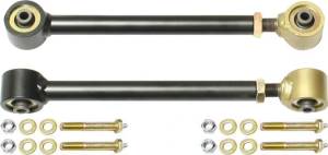 RockJock 4x4 Johnny Joint Adjustable Control Arms 97-06 Wrangler TJ and LJ Unlimited Rear Upper, Adjustable Greasable Pair - CE-9103