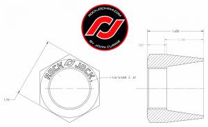 RockJock 4x4 - RockJock 4x4 RockNut Kit (Nut and Bung) 1 1/4 Inch LH Thread - RJ-576200-102 - Image 4