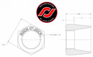 RockJock 4x4 - RockJock 4x4 RockNut Kit (Nut and Bung) 1 1/4 Inch RH Thread - RJ-576200-101 - Image 4