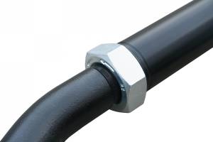 RockJock 4x4 - RockJock 4x4 Currectlync Steering Modular Extreme Duty Drag Link JL/JT Bolt-On 1 5/8 Inch Diameter Bolt-On Semi-Gloss Black PC Finish - JL-9703DL - Image 3