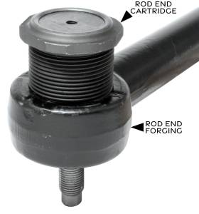 RockJock 4x4 - RockJock 4x4 Currectlync Steering Modular Extreme Duty Drag Link JL/JT Bolt-On 1 5/8 Inch Diameter Bolt-On Semi-Gloss Black PC Finish - JL-9703DL - Image 6