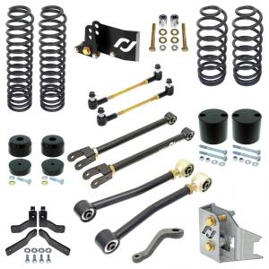 RockJock 4x4 Sport Edition Johnny Joint Suspension System for JK Wrangler Unlimited (4-door) 4 Inch lift - RJ-JK4DR0-101