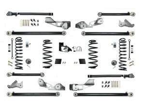 EVO Jeep Wrangler 4.5' ECO DIESEL JLU High Clearance Long Arm Suspension System - EVO-3056D