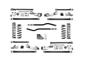 EVO Jeep Wrangler 4.5' ECO DIESEL JLU High Clearance PLUS Long Arm Suspension System - EVO-3056DP