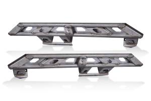 EVO Jeep Wrangler Unlimited JLU RockSlider Set, Bolt On Hardware, Step Plates - EVO-3142HS