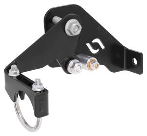 RockJock 4x4 - RockJock Currectlync JK High Steer Front Trac Bar Relocation and Steering Stabilizer Shock Mount Axle Bracket - 431110-103 - Image 2