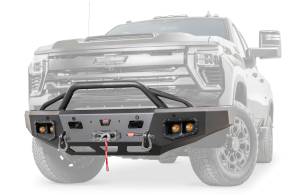 Warn ASCENT HD BUMPER SILVERADO HD WITH PRERUNNER GUARD  -  110914