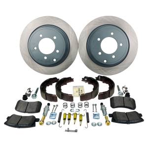 Crown Automotive Jeep Replacement Rear Disc Brake Service Kit for 07-17 Jeep MK Compass, Patriot w/ 11.89" Rotors  -  4743999K
