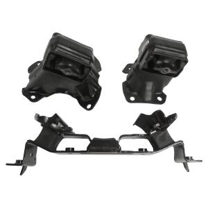 Crown Automotive Jeep Replacement Engine Mount Kit for 2005-2010 Jeep WK Grand Cherokee & XK Commander w/ 3.7L  -  52090296K