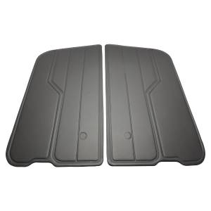Crown Automotive Jeep Replacement Charcoal Door Panel Set for 82-95 CJ-7, CJ-8, & YJ Wrangler w/ Full Steel Doors  -  55016288K