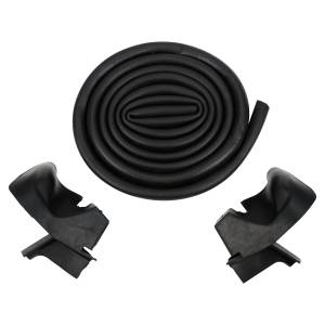 Crown Automotive Jeep Replacement Windshield Frame to Hard Top Weatherstrip Kit for 76-95 Jeep CJs, YJ w/ Hardtop  -  55052607K