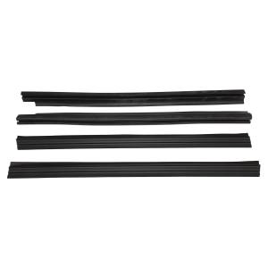 Crown Automotive Jeep Replacement Door Glass Weatherstrip Kit for 84-96 Jeep XJ Cherokee w/ 4 Doors & MJ Comanche  -  55235408K4
