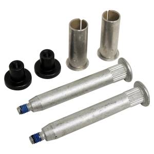 Crown Automotive Jeep Replacement Door Hinge Pin & Bushing Kit for 2007-2018 Jeep JK Wrangler, For 2 Door Hinges  -  55395702K2