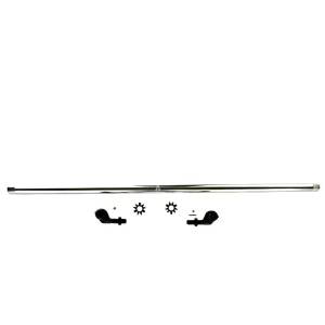Apex Chassis Jeep Wrangler JK - 1 Ton Tie Rod Kit - Polished Aluminum  -  KIT156