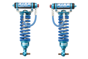King Shocks 2007-2020 Chevrolet Models and GMC Sierra 1500, Yukon, Yukon XL, and Yukon XL 1500 Front 3 in Diameter Remote Reservoir Adjustable Performance Coil Over Shock Kit Pair 33001-201A