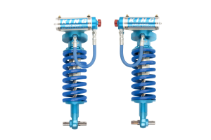 King Shocks 2007-2020 Chevrolet Models and GMC Sierra 1500, Yukon, Yukon XL, and Yukon XL 1500 Front 2.5 in Diameter Remote Reservoir Adjustable Performance Coil Over Shock Kit Pair 25001-148A