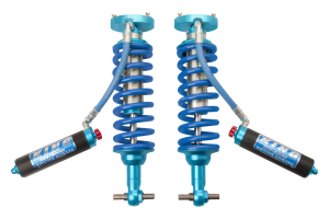 King Shocks 2019-2025 Chevrolet Silverado 1500 and GMC Sierra 1500 Front 2.5 in Diameter Remote Reservoir Adjustable Performance Coil Over Shock Kit Pair 25001-174A